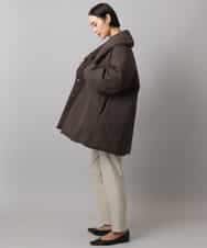 FMLAD31200 MICHEL KLEIN(ミッシェルクラン) ［定番素材］裏起毛ストレッチテーパードパンツ(機能素材) ベージュ