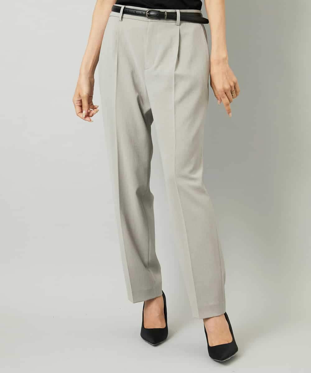FMLAD35250 MICHEL KLEIN(ミッシェルクラン) [セットアップ対応]テーパードパンツ グレー