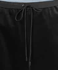 FMLAG01250 MICHEL KLEIN(ミッシェルクラン) [セットアップ対応]ベロアドロストワイドパンツ ブラック