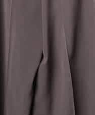 FMLAG02260 MICHEL KLEIN(ミッシェルクラン) 微起毛ワイドパンツ ダークキャメル