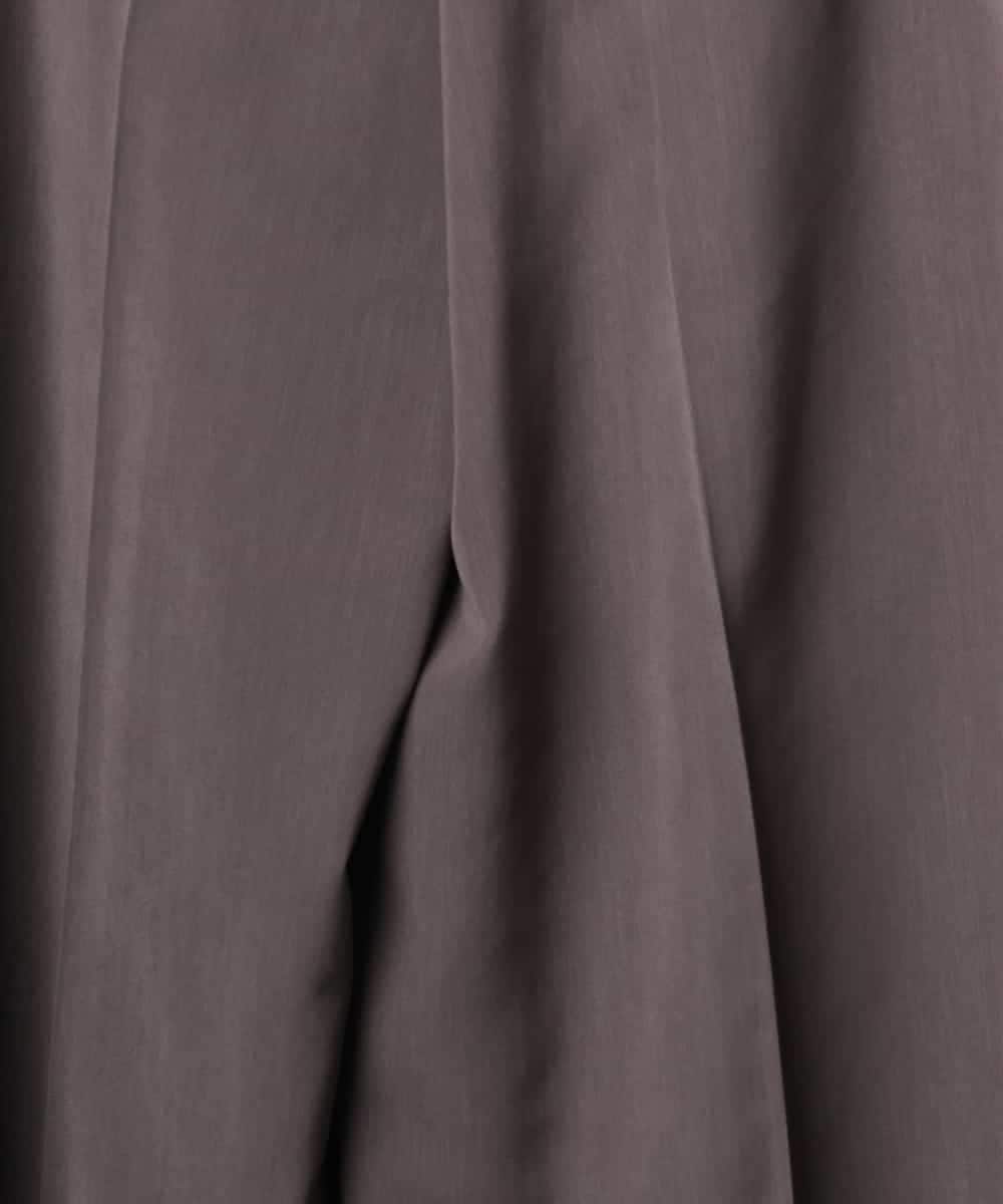 FMLAG02260 MICHEL KLEIN(ミッシェルクラン) 微起毛ワイドパンツ ダークキャメル