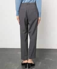 FMLAG03260 MICHEL KLEIN(ミッシェルクラン) [セットアップ対応]ストレッチテーパードパンツ グレー