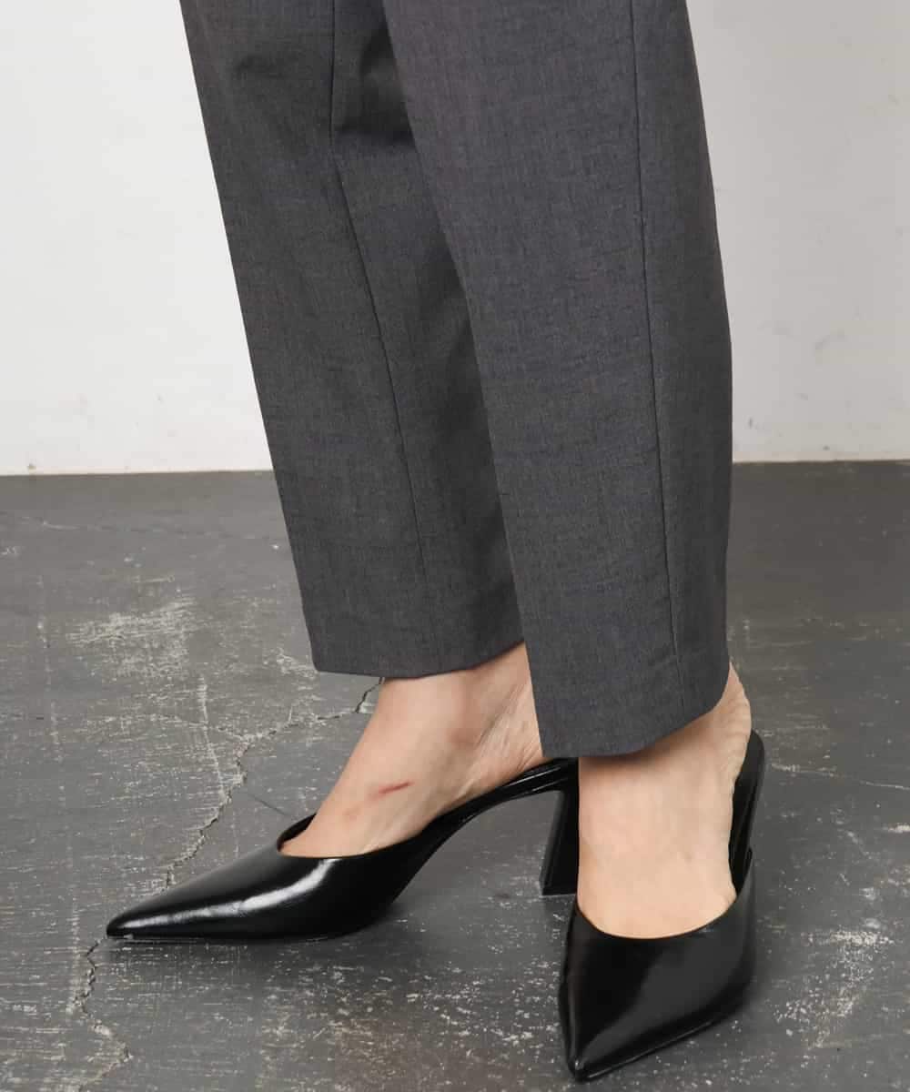 FMLAG03260 MICHEL KLEIN(ミッシェルクラン) [セットアップ対応]ストレッチテーパードパンツ グレー