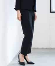 FMLAG03260 MICHEL KLEIN(ミッシェルクラン) [セットアップ対応]ストレッチテーパードパンツ ブラック