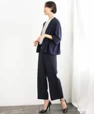 FMLAG04200 MICHEL KLEIN(ミッシェルクラン) [定番人気]ドライストレッチワイドパンツ グレー