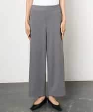 FMLAG04200 MICHEL KLEIN(ミッシェルクラン) [定番人気]ドライストレッチワイドパンツ グレー
