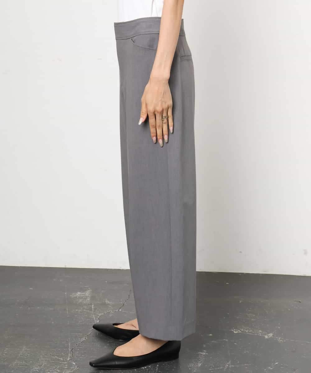 FMLAG04200 MICHEL KLEIN(ミッシェルクラン) [定番人気]ドライストレッチワイドパンツ グレー
