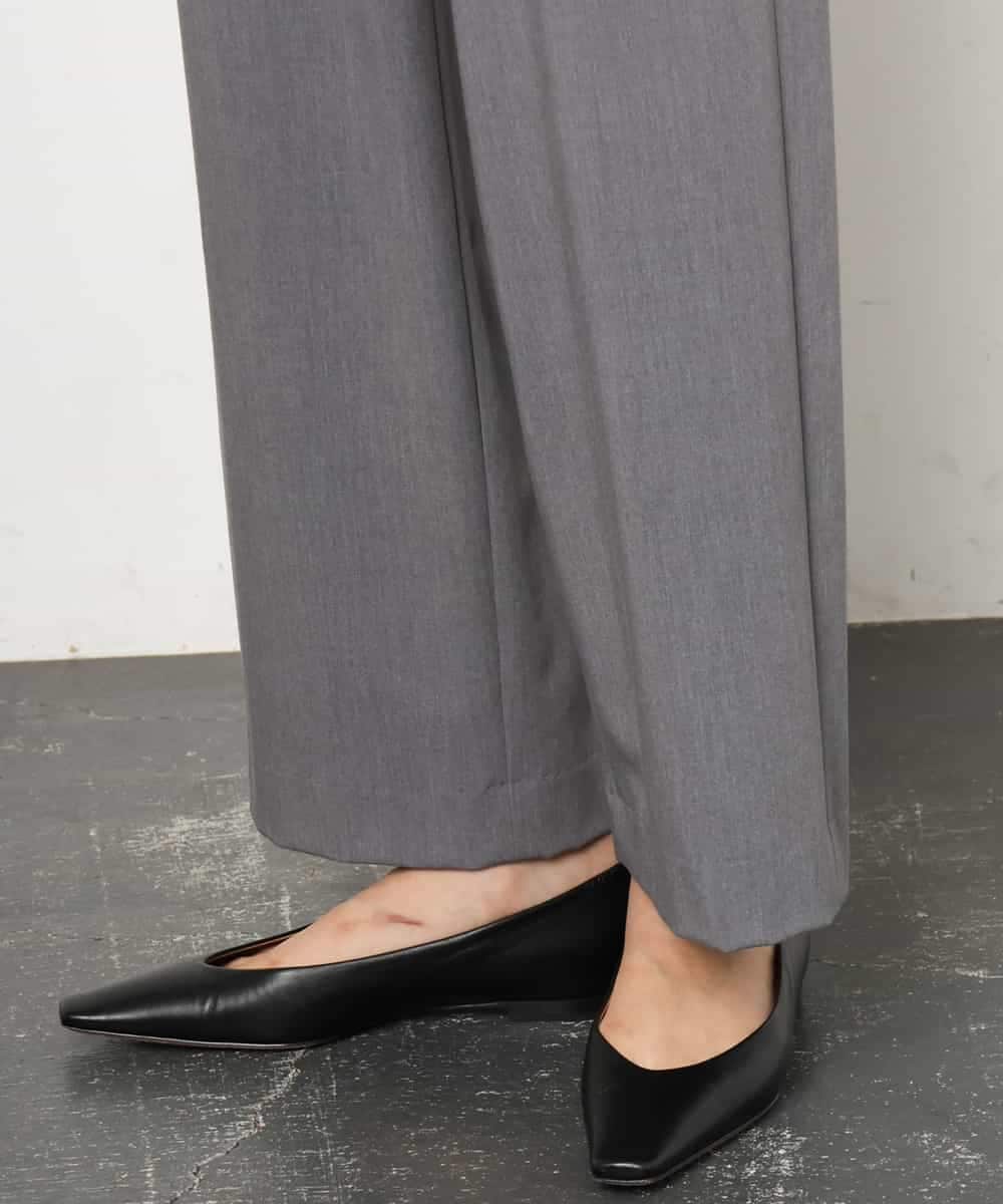 FMLAG04200 MICHEL KLEIN(ミッシェルクラン) [定番人気]ドライストレッチワイドパンツ グレー