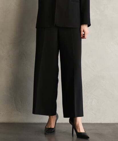 FMLAG22260 MICHEL KLEIN [セットアップ対応]ストレートワイドパンツ