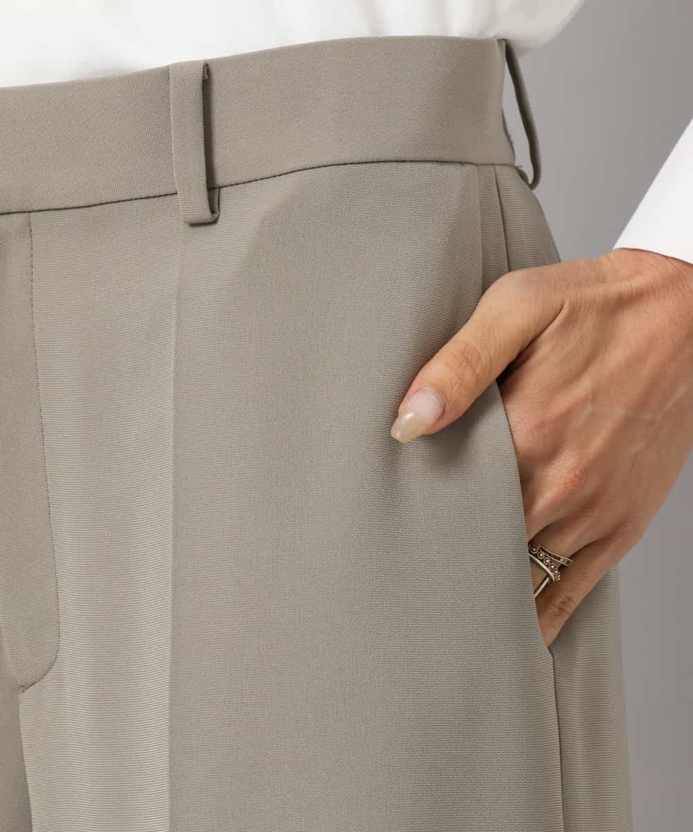 FMLAG22260 MICHEL KLEIN(ミッシェルクラン) [セットアップ対応]ストレートワイドパンツ ブラック