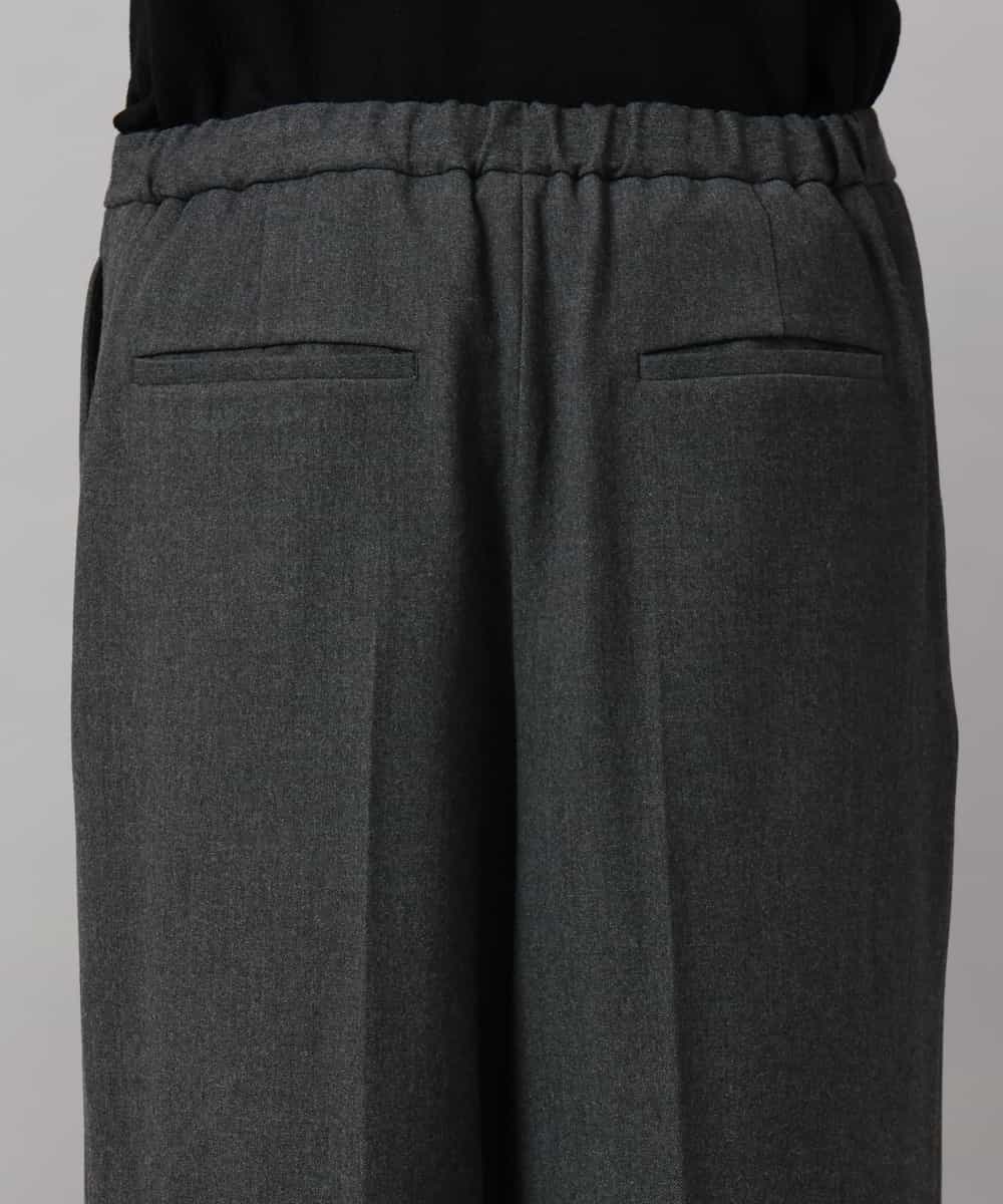FMLAG40260 MICHEL KLEIN(ミッシェルクラン) センタープレスワイドパンツ グレー