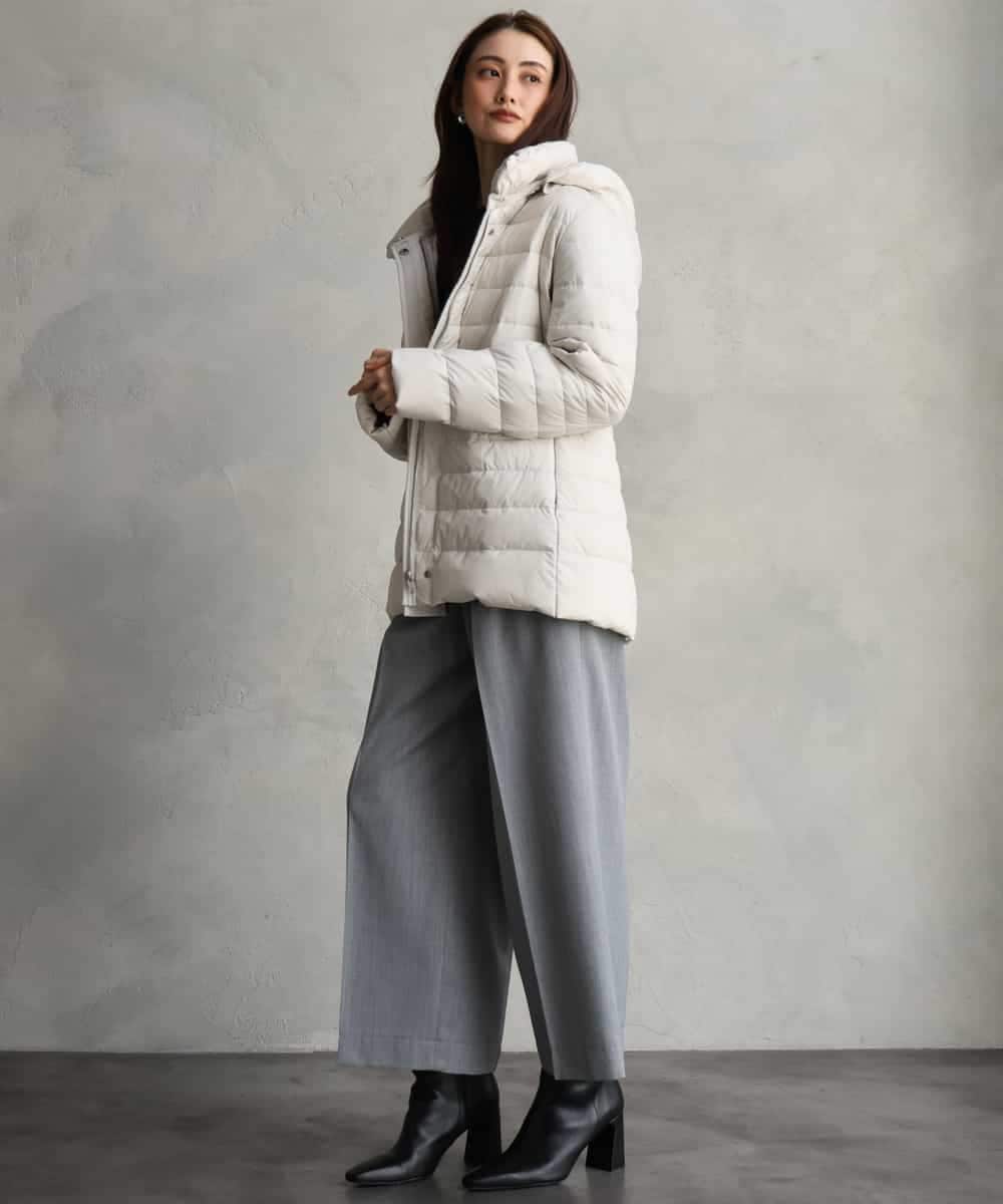 FMLAG51270 MICHEL KLEIN(ミッシェルクラン) パイピングワイドパンツ ブラウン