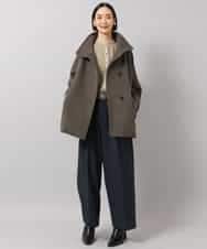 FMLAG51270 MICHEL KLEIN(ミッシェルクラン) パイピングワイドパンツ ブラウン
