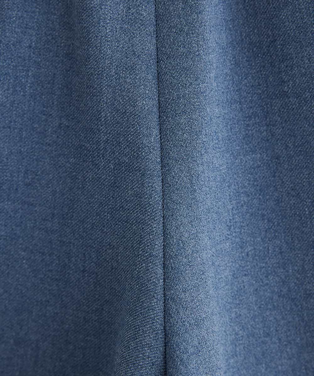 FMLAP62170 MICHEL KLEIN(ミッシェルクラン) ［機能性素材/洗える］裏起毛ワイドパンツ（丈長め） ピンク(01)