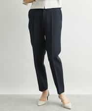 FMLAV09200 MICHEL KLEIN(ミッシェルクラン) ストレッチテーパードパンツ(裏地なし) ブラック(94)