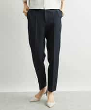 FMLAV09200 MICHEL KLEIN(ミッシェルクラン) ストレッチテーパードパンツ(裏地なし) ブラック(94)