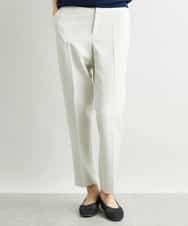 FMLAV09200 MICHEL KLEIN(ミッシェルクラン) ストレッチテーパードパンツ(裏地なし) ブラック(94)