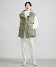 FMLAV09200 MICHEL KLEIN(ミッシェルクラン) ストレッチテーパードパンツ(裏地なし) ブラック(94)