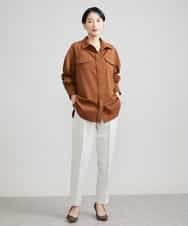 FMLAV09200 MICHEL KLEIN(ミッシェルクラン) ストレッチテーパードパンツ(裏地なし) ブラック(94)