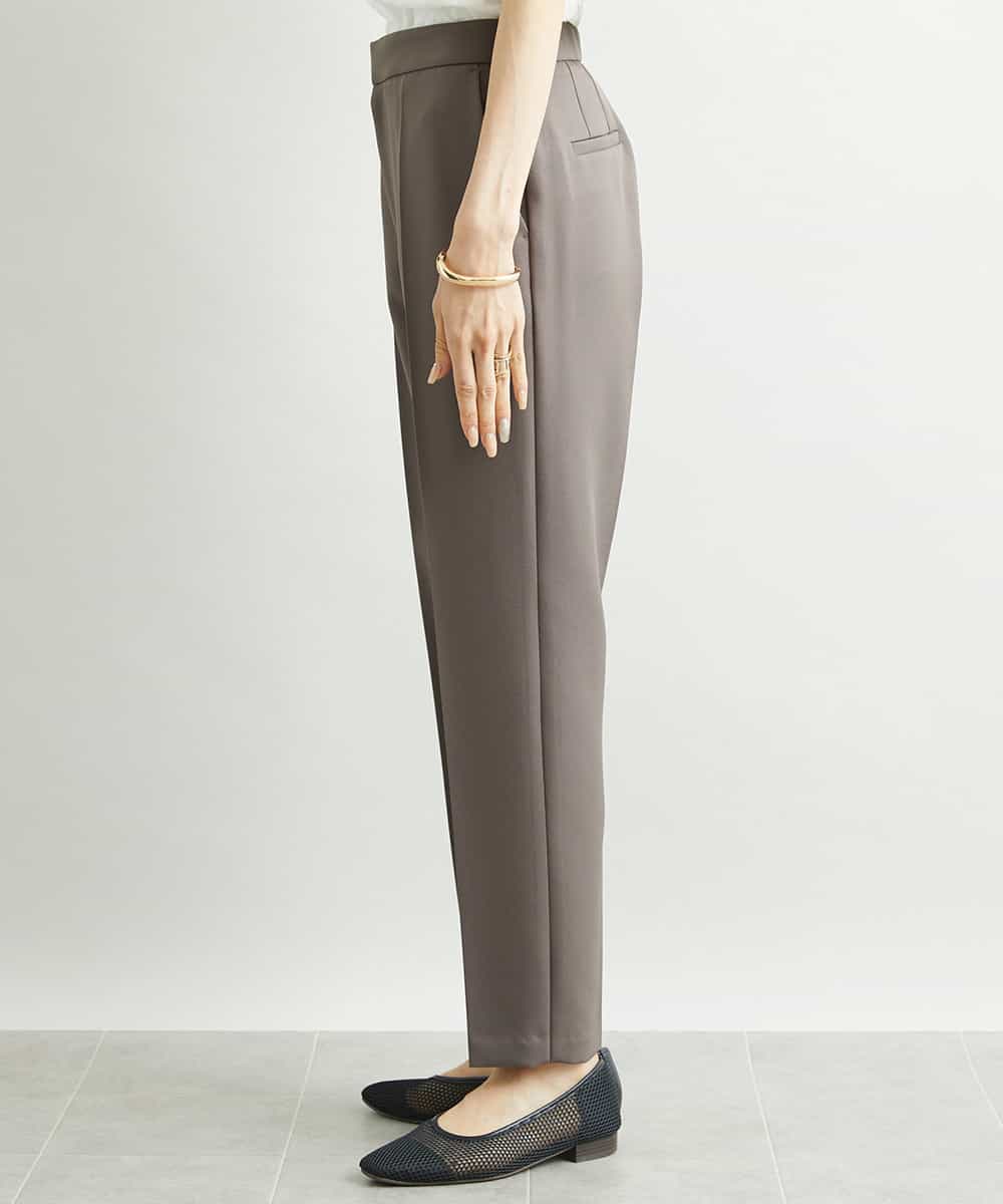 FMLAV09200 MICHEL KLEIN(ミッシェルクラン) ストレッチテーパードパンツ(裏地なし) ブラック(94)