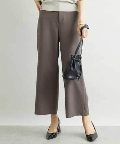 FMLAV10180 MICHEL KLEIN [新色追加]ストレッチワイドパンツ(裏地なし/長め)