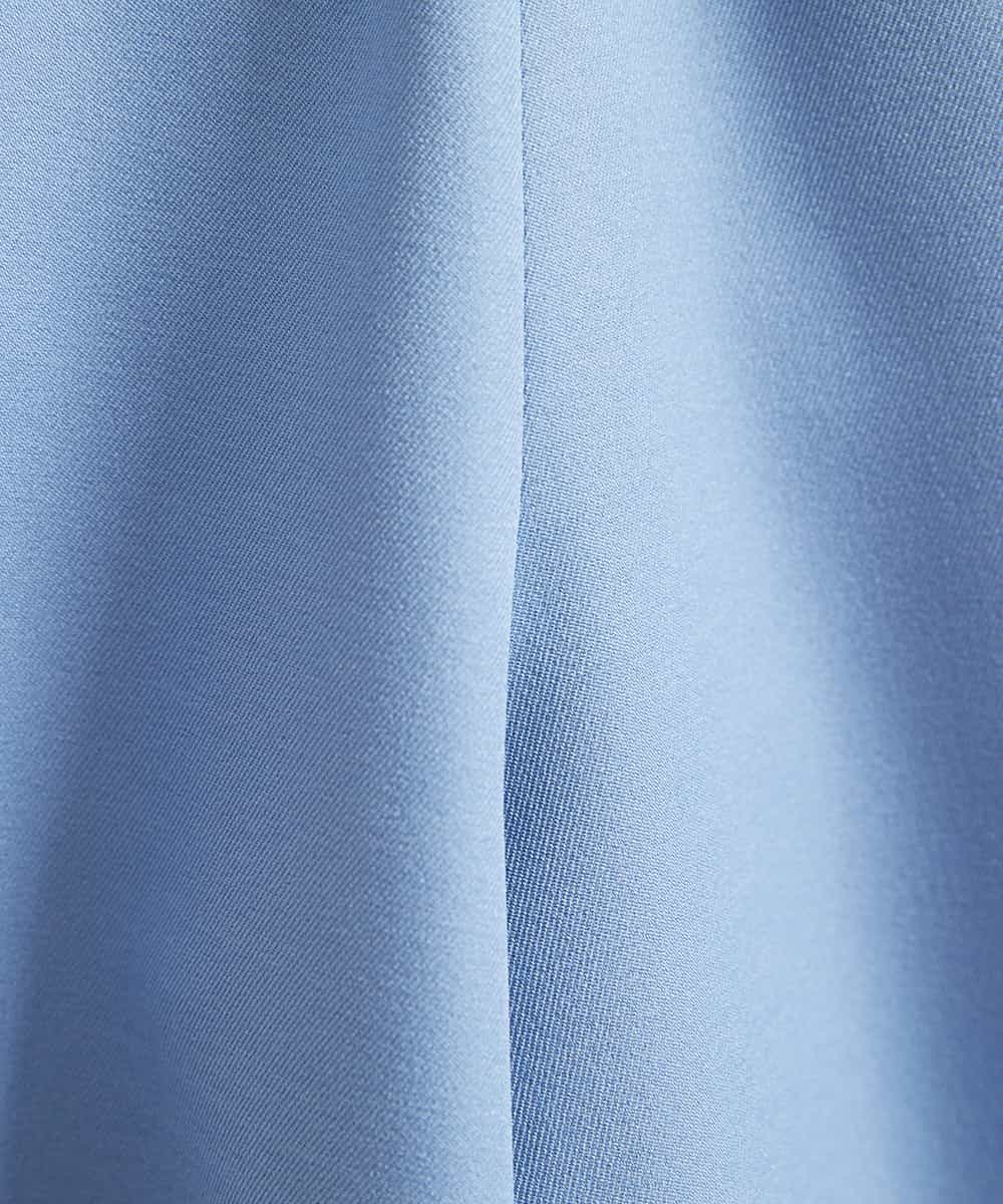 FMLAV10180 MICHEL KLEIN(ミッシェルクラン) [新色追加]ストレッチワイドパンツ(裏地なし/長め) ブラック(94)