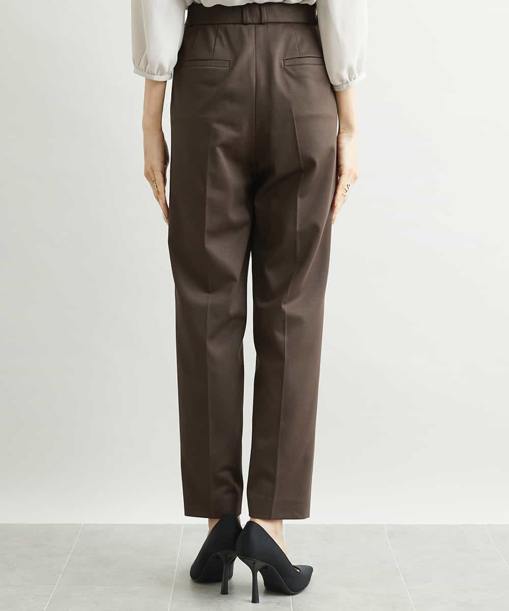 FMLAV15230 MICHEL KLEIN(ミッシェルクラン) [定番スーツ]トップサーモカルゼテーパードパンツ（機能素材） ダークネイビー(57)