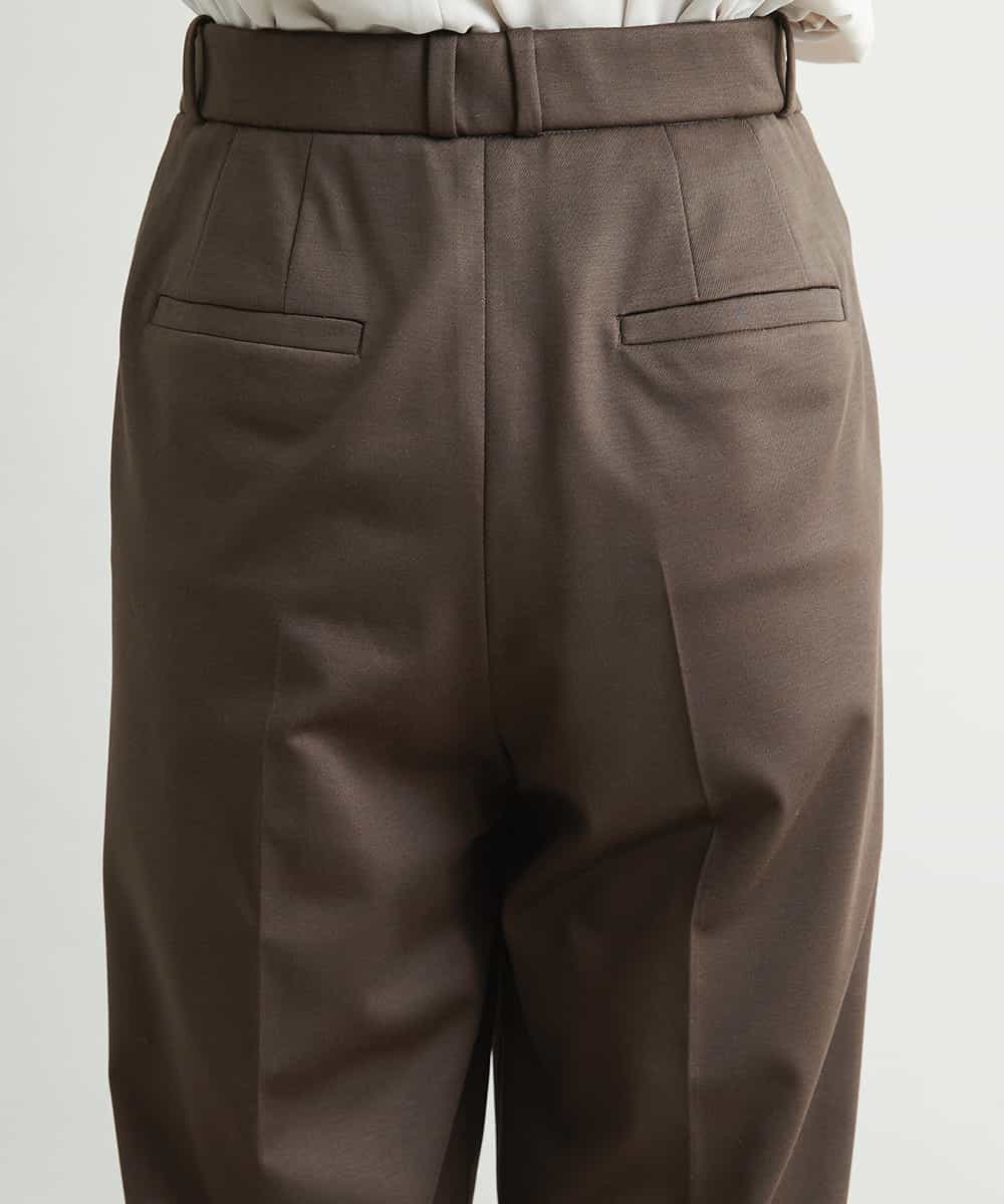 FMLAV15230 MICHEL KLEIN(ミッシェルクラン) [定番スーツ]トップサーモカルゼテーパードパンツ（機能素材） ダークネイビー(57)