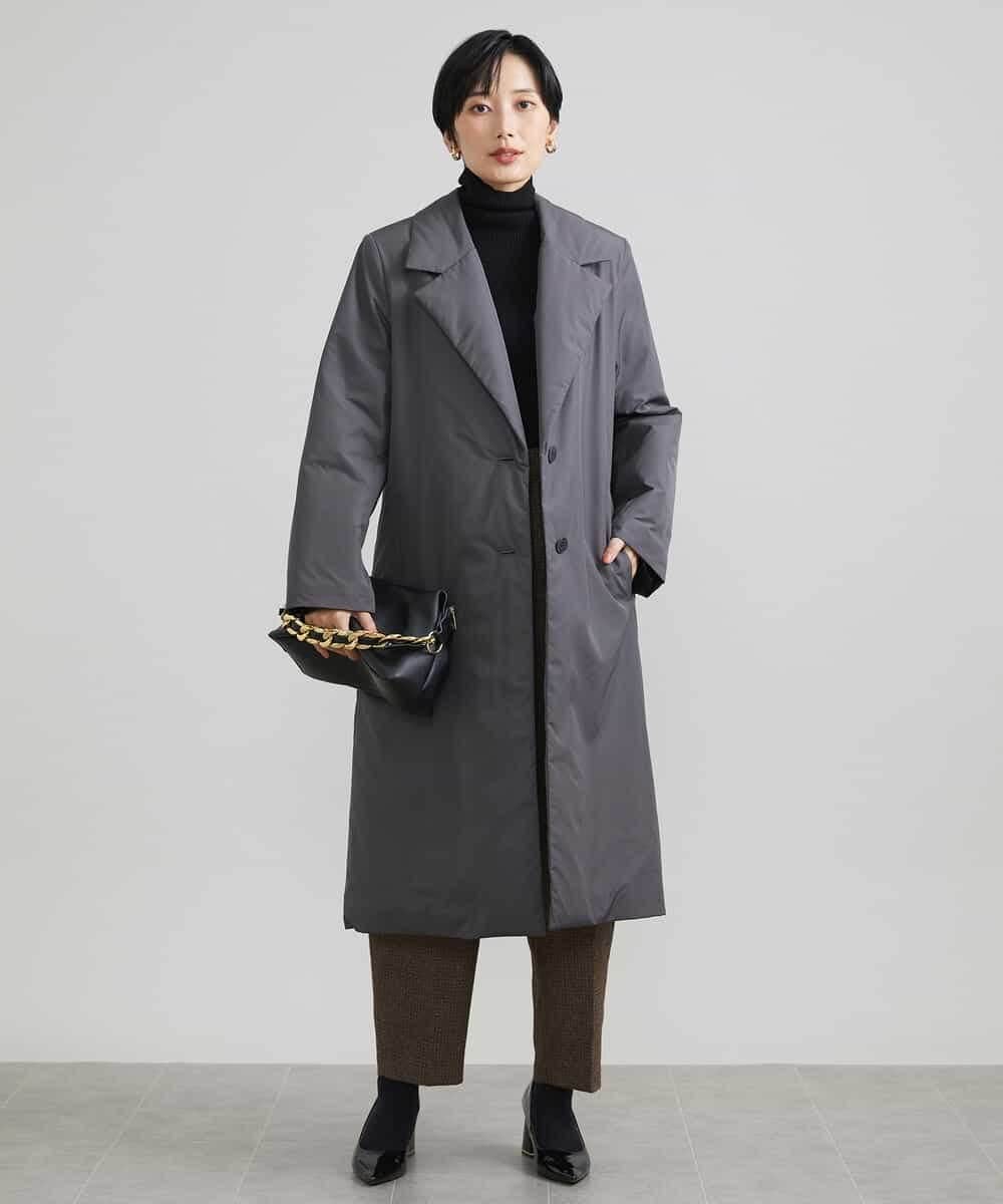 FMLAV36230 MICHEL KLEIN(ミッシェルクラン) ツイードガンクラブバレルパンツ ブラウン系(83)