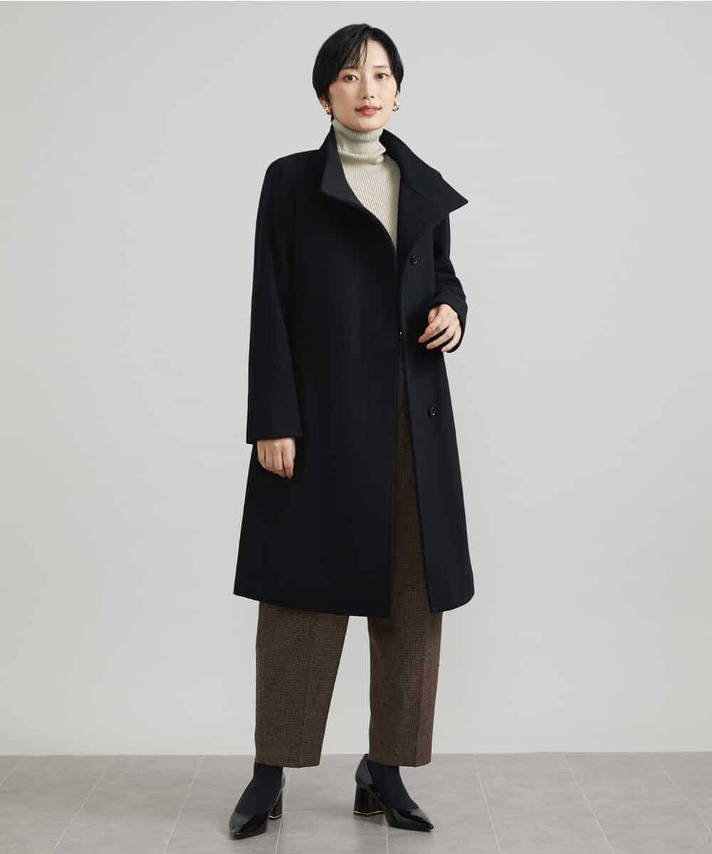 FMLAV36230 MICHEL KLEIN(ミッシェルクラン) ツイードガンクラブバレルパンツ ブラウン系(83)