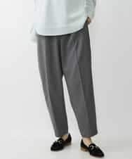 FMLAV37200 MICHEL KLEIN(ミッシェルクラン) メランジツイルバレルパンツ ダークグレー(93)