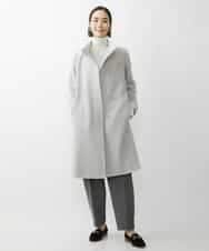 FMLAV37200 MICHEL KLEIN(ミッシェルクラン) メランジツイルバレルパンツ ダークグレー(93)