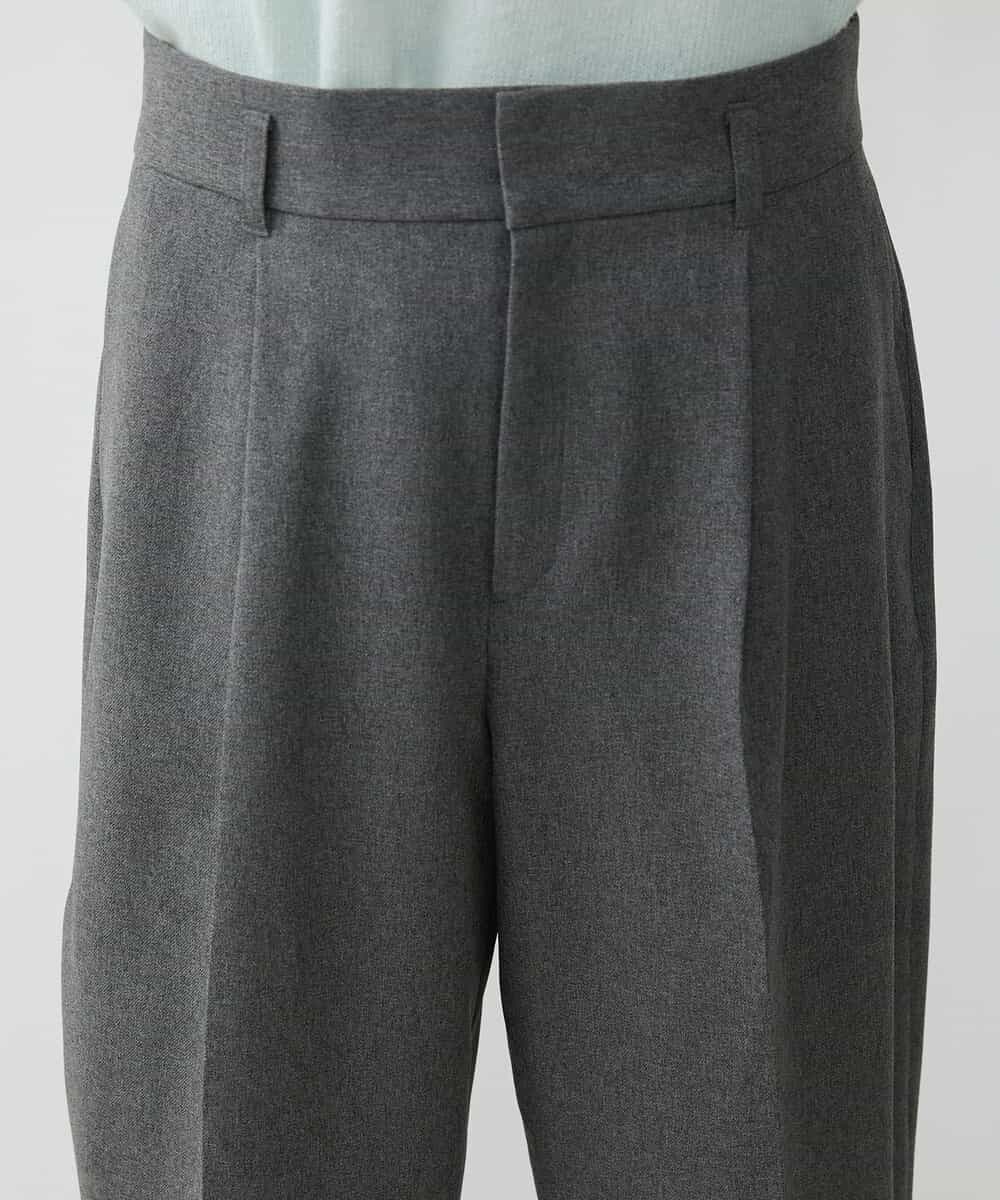 FMLAV37200 MICHEL KLEIN(ミッシェルクラン) メランジツイルバレルパンツ ダークグレー(93)