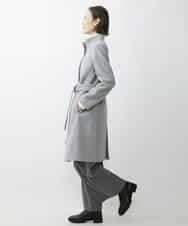FMLAV39230 MICHEL KLEIN(ミッシェルクラン) 2WAYストレッチハイウエストバレルパンツ スミクロ(94)