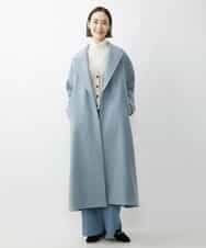 FMLAV39230 MICHEL KLEIN(ミッシェルクラン) 2WAYストレッチハイウエストバレルパンツ スミクロ(94)