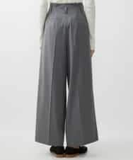 FMLAV39230 MICHEL KLEIN(ミッシェルクラン) 2WAYストレッチハイウエストバレルパンツ スミクロ(94)