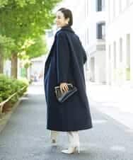FMLAV50210 MICHEL KLEIN(ミッシェルクラン) ［セットアップ対応/機能性素材］ミルドストレッチバレルパンツ オフホワイト(81)