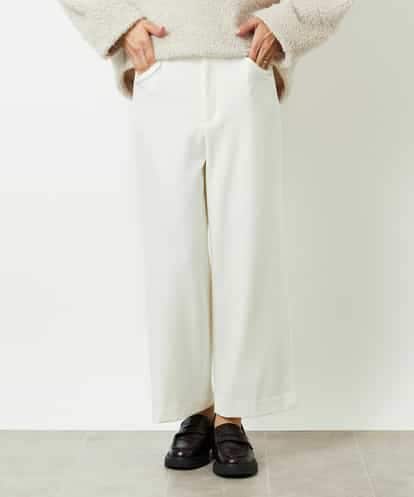 FMLBD30180 MICHEL KLEIN ［定番人気］ストレッチ裏起毛ワイドパンツ