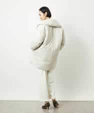 FMLBD30180 MICHEL KLEIN(ミッシェルクラン) ［定番人気］ストレッチ裏起毛ワイドパンツ アイボリー