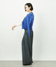 FMLBE28220 MICHEL KLEIN(ミッシェルクラン) 2タックワイドパンツ オフホワイト