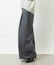 FMLBE28220 MICHEL KLEIN(ミッシェルクラン) 2タックワイドパンツ オフホワイト