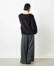 FMLBE28220 MICHEL KLEIN(ミッシェルクラン) 2タックワイドパンツ オフホワイト