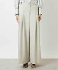 FMLBE28220 MICHEL KLEIN(ミッシェルクラン) 2タックワイドパンツ オフホワイト