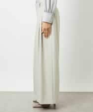 FMLBE28220 MICHEL KLEIN(ミッシェルクラン) 2タックワイドパンツ オフホワイト