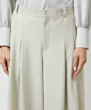 FMLBE28220 MICHEL KLEIN(ミッシェルクラン) 2タックワイドパンツ オフホワイト