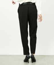 FMLDD01260 MICHEL KLEIN(ミッシェルクラン) [セットアップ対応]テーパードパンツ ブラック