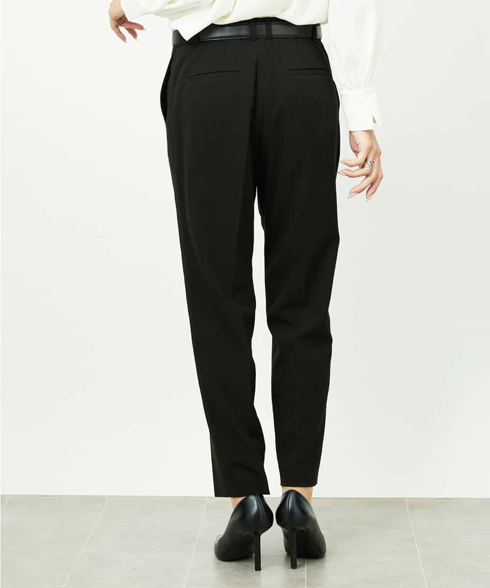 FMLDD01260 MICHEL KLEIN(ミッシェルクラン) [セットアップ対応]テーパードパンツ ブラック