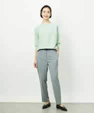 FMLDD01260 MICHEL KLEIN(ミッシェルクラン) [セットアップ対応]テーパードパンツ ブラック