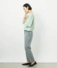 FMLDD01260 MICHEL KLEIN(ミッシェルクラン) [セットアップ対応]テーパードパンツ ブラック