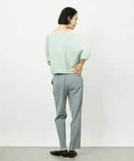 FMLDD01260 MICHEL KLEIN(ミッシェルクラン) [セットアップ対応]テーパードパンツ ブラック